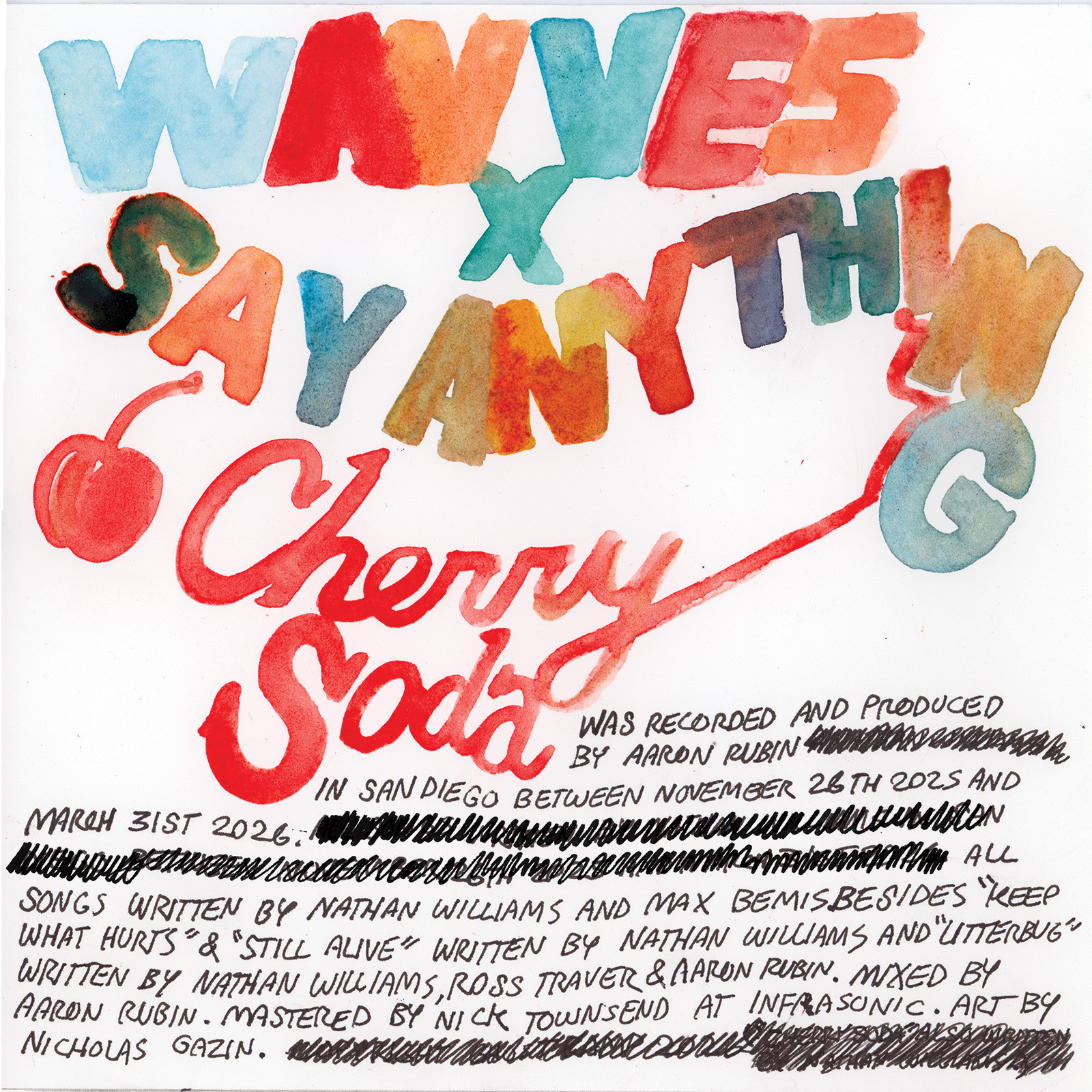 Wavves & Say Anything – Cherry Soda (Vö 18.9.) post thumbnail image